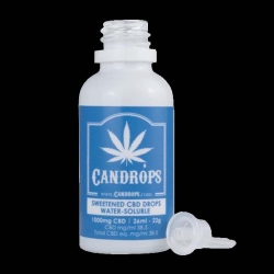 cbd sweetened cannabis candrops with dripper